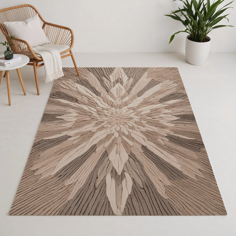 Tapis intérieur et extérieur gris Nature, Rectangle 9 pi x 12 pi