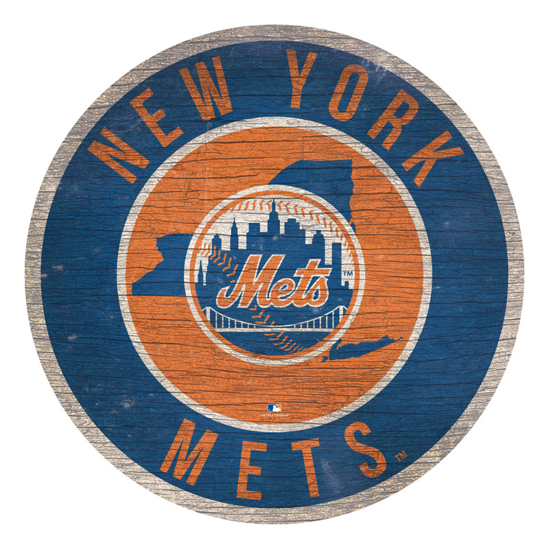 Cercle avec décoration murale State, Mets de New York