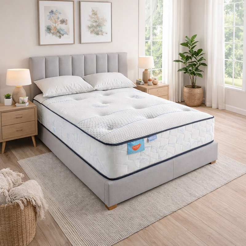 Symple Stuff Open Coil Mattress, Small Single (2'6)
