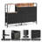 8 Drawer 52" W Double Dresser with Power Outlet