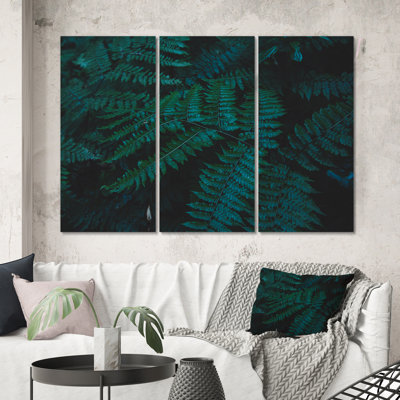 Brownies vert foncé - reproduction d'art sur toile tropicale