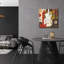 «Rock N Roll Guitars Brown» par Michael Mullan, art mural en verre acrylique-415426449