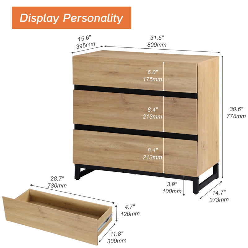 Aadam Linley Accent Chest, Oak