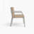 4-Person Modern Rustic Patio Dining Set with Acacia Wood and Iron Frame-120341814