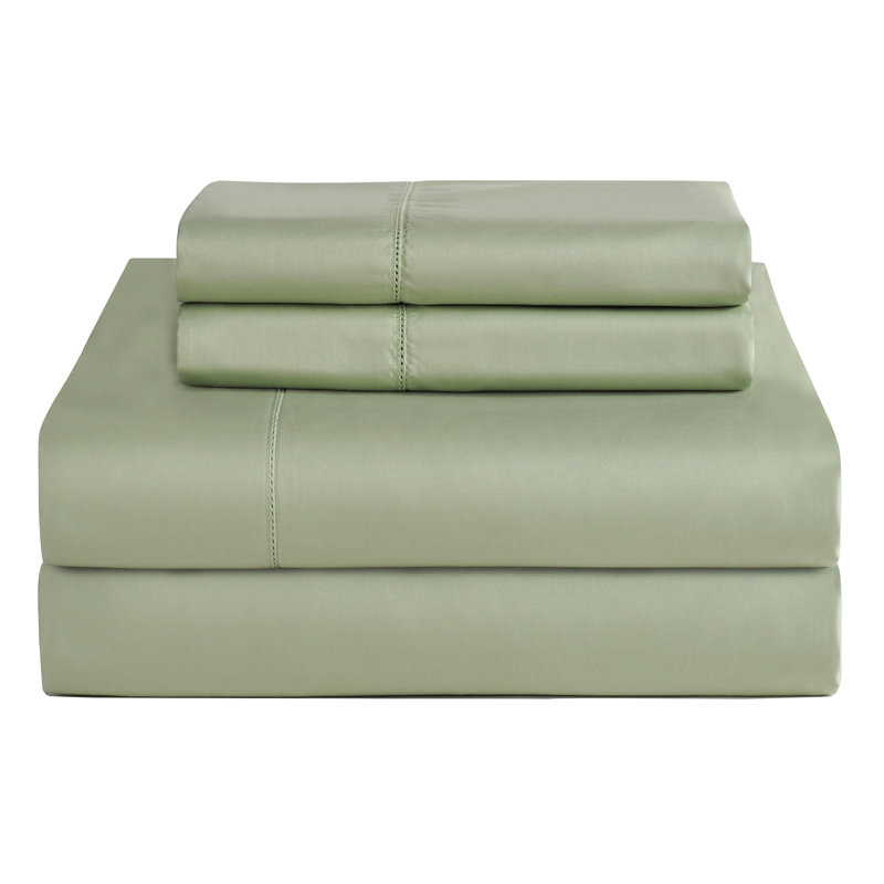 Sateen - Set of 2, King, Sage