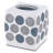 Dotted Circles Bath Tissue Box Cover