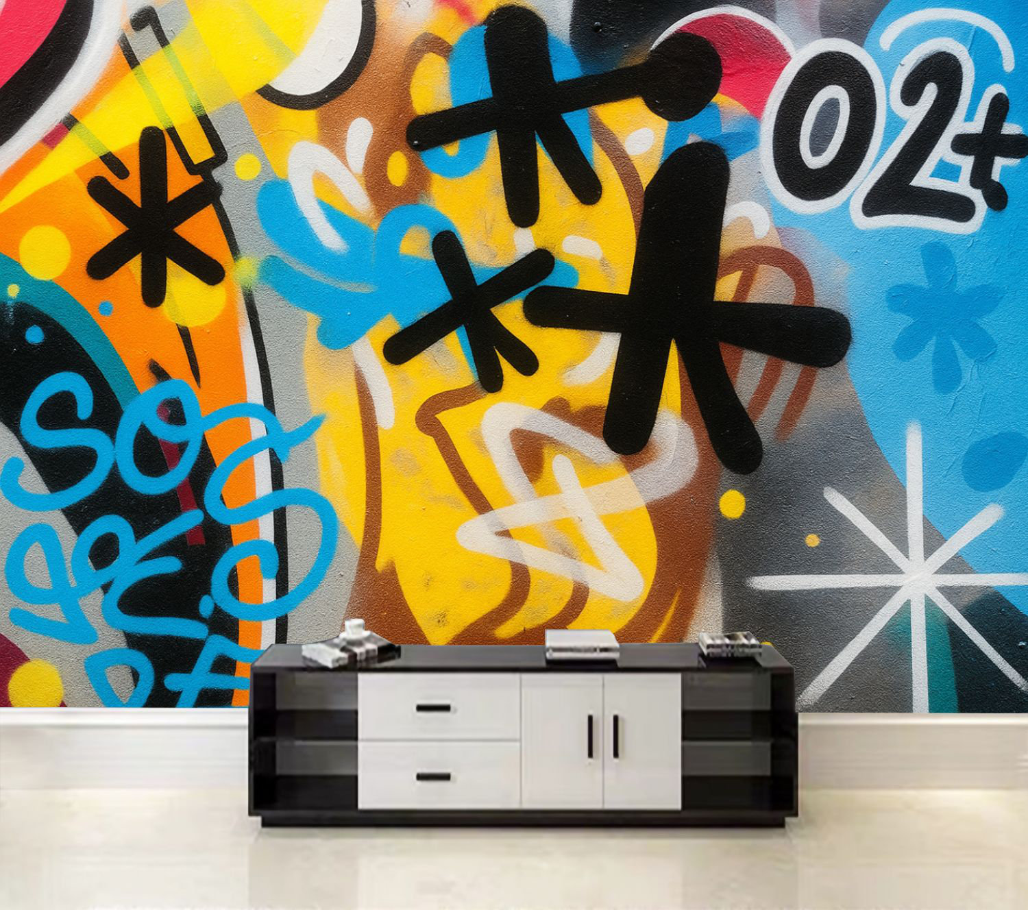 Latitude Run® Peel and Stick Wallpaper Wall Mural Detail painted ...