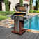Permasteel 3-Burner Compact Propane Gas Grill with Foldable Side Tables and Grilling Tool Hooks