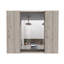 Armoire à pharmacie Draco, miroir, double porte, une tablette extérieure-513590057