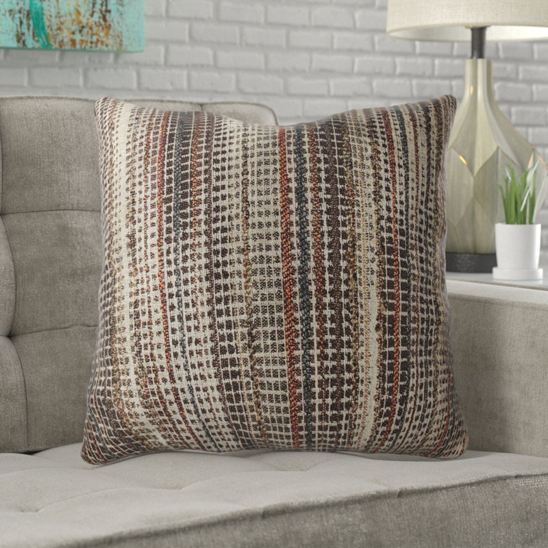 Felicity Multicolor Cotton Blend Reversible Lumbar Pillow