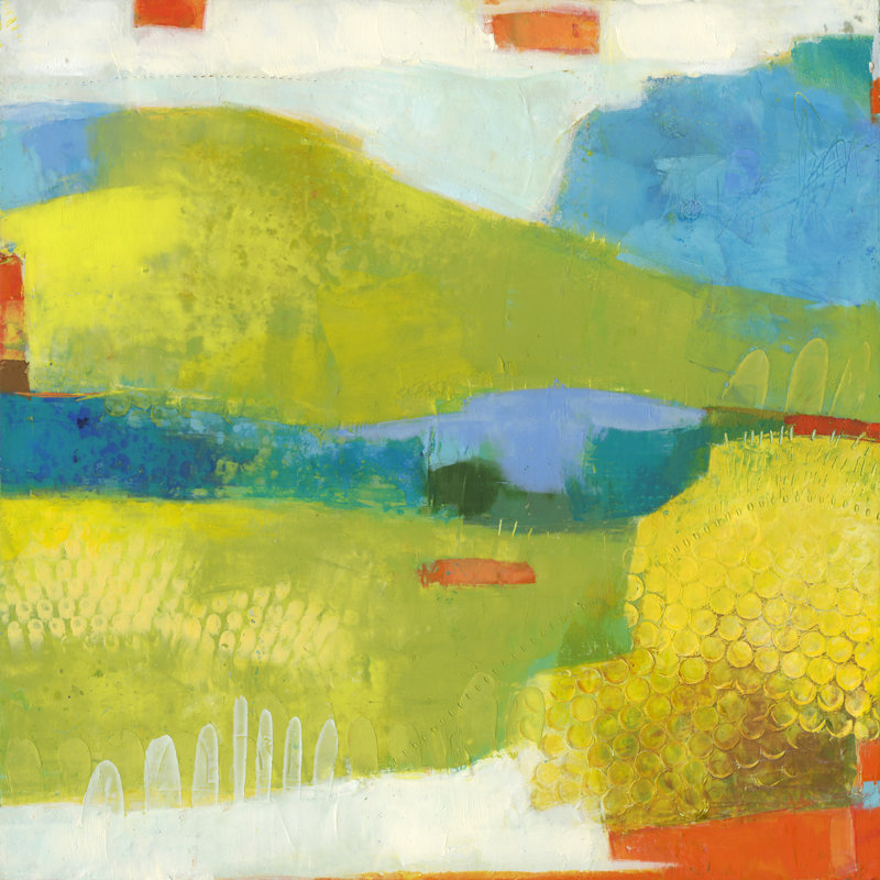 Keswick I by Sue Jachimiec - Wrapped Canvas Painting, 30cm H x 30cm W