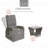 Elle Decor Vallauris 3-Piece Outdoor Reclining Chair Set, Grey