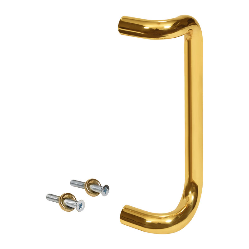  Poignée à tirer unie, longueur 11 po, fixation de 10 po d'un centre à l'autre, diamètre de 1 po, matériau en aluminium 