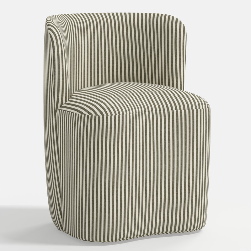 Stoffer Home x Cloth & Company Gail Dining Chair, Jane Stripe Laurel