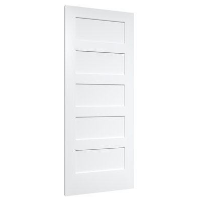 Porte standard en bois massif apprêté