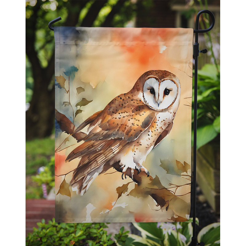 Drapeau de jardin en polyester double face H 15,5 po x l 11,25 po