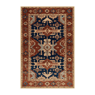 Machine Washable Persian Brown Area Rug