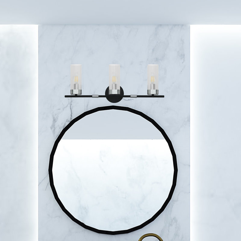 Éclairage pour salle de bain 3 lumières Yanely