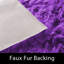 Tapis mauve en polyester tissé à la machine de couleur unie Rhonda-1121424384