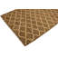 Tapis brun / beige en laine Kilim fabriqué à la main de conception unique Sinclair