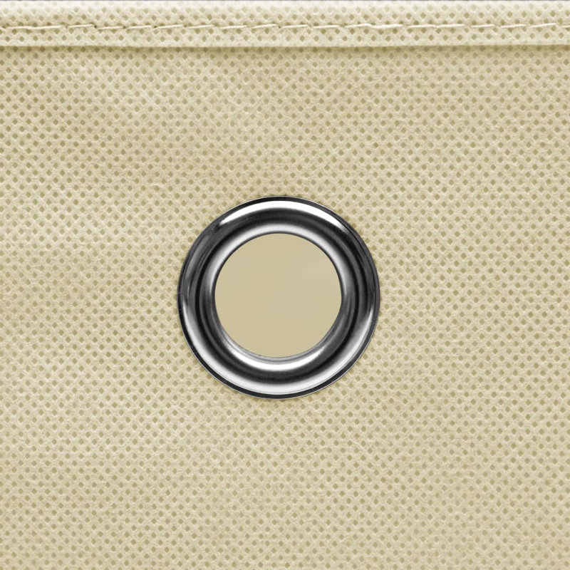 Rebrilliant Fabric Decorative Bin, Cream