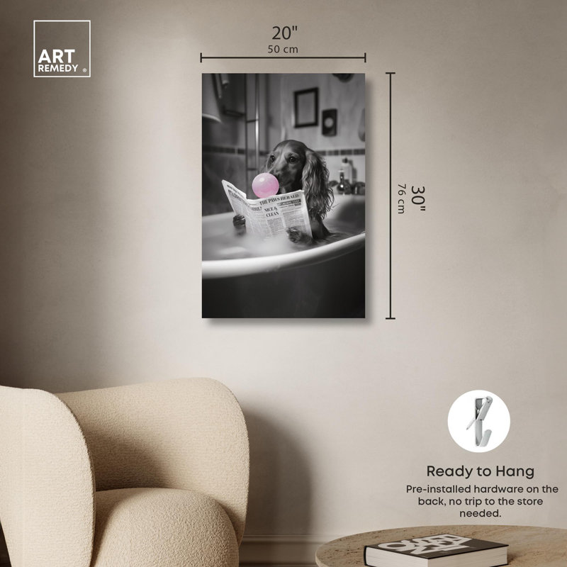 Art Remedy, H 30 po x l 20 po, Toile tendue