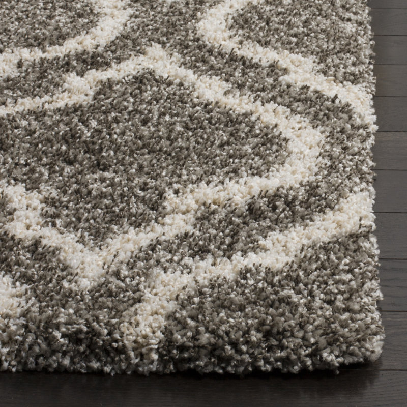 Tapis à poils longs Darrold Hudson, Carré 5 pi 3 po