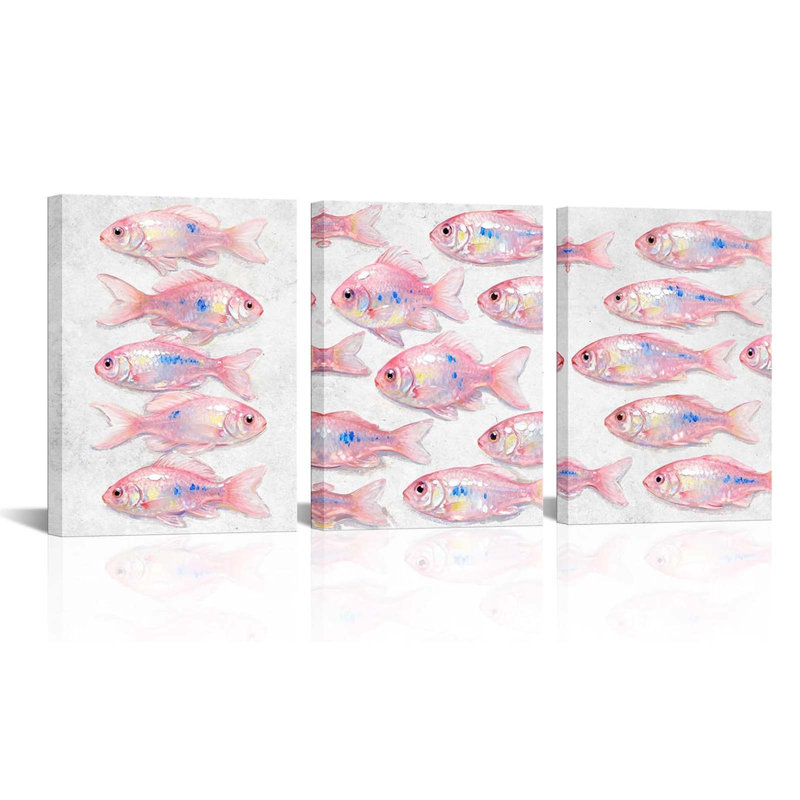 3 Piece Wrapped Canvas Wall Art