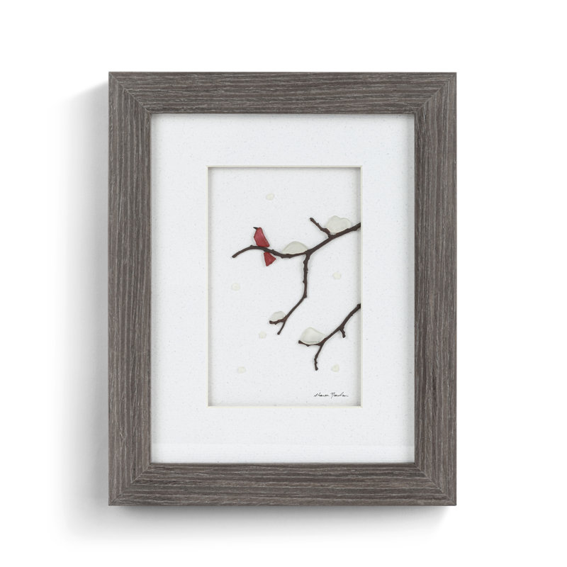 Winter Gray Wall Art - 8X10in