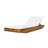 Acacia Wood Chaise Lounge with 2-Fold Thin Cushion - Outdoor Recliner with Water-Repellent Cushion, 79.6" L x 29" W, 300 lbs-139393707