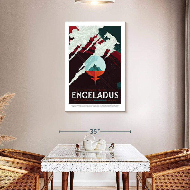 Oberle Retro Enceladus Travel, 45" H x 30" W