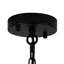 Luminaire suspendu de style lanterne géométrique moderne à 6 lumières de 19,68 po à intensité variable de style bougie pour îlot de cuisine
