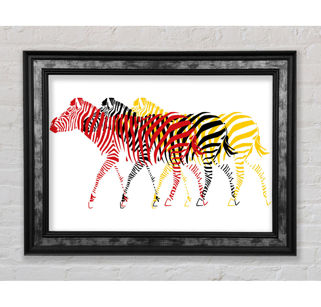 Pop Art Zebra 2 - Druck