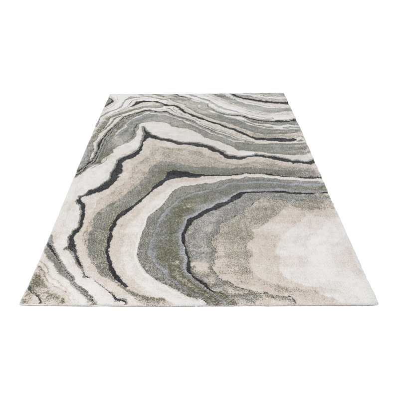 Daymein Abstract Area Rug, Rectangle 60 x 110cm
