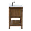 Meuble-lavabo simple 48 po avec dosseret Pelaghia-57367805