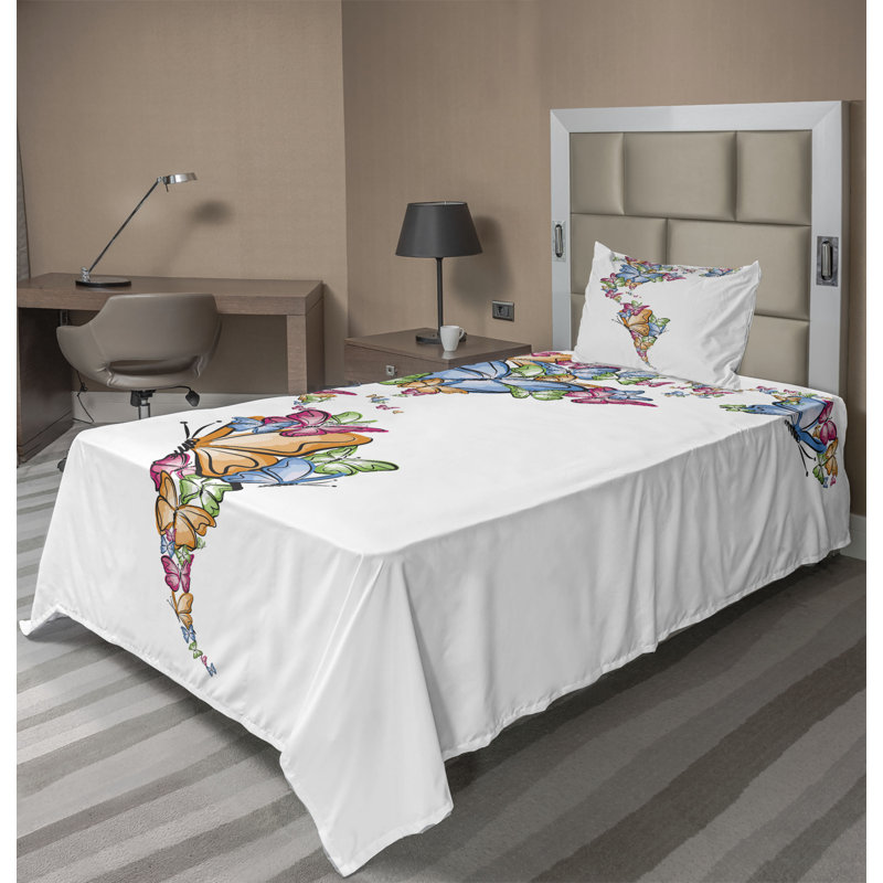 Microfiber Sheet Set, Twin XL Sheet Set + Fitted Sheet + 1 Pillowcase