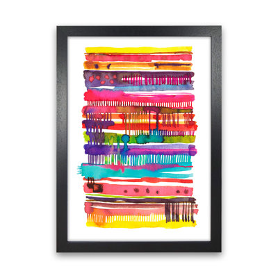 Irregular Watercolor Lines - Print