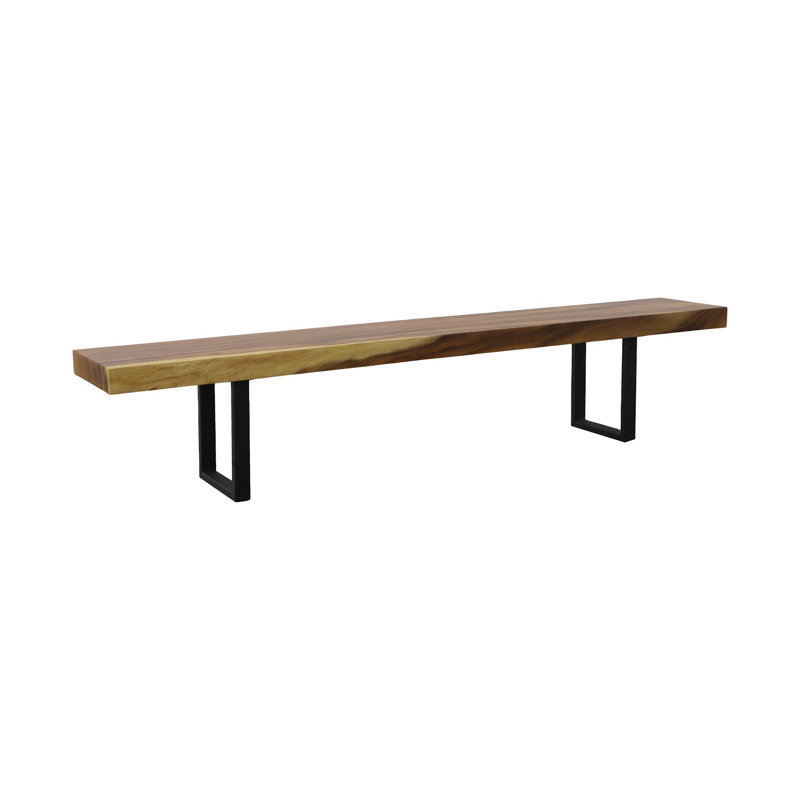 Origins Straight Edge Bench, Natural, 18" H x 79" W x 22" D