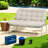 Comfortable Patio Sofas Steel Frame Modern Loveseat For Patio Home