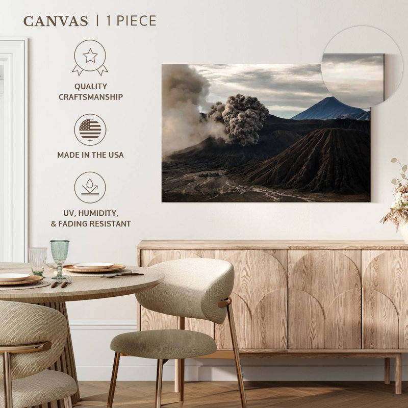 Alvord Volcanic Eruption, 34" H x 51" W