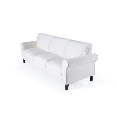 Cicero 87.4'' Slipcovered Sofa