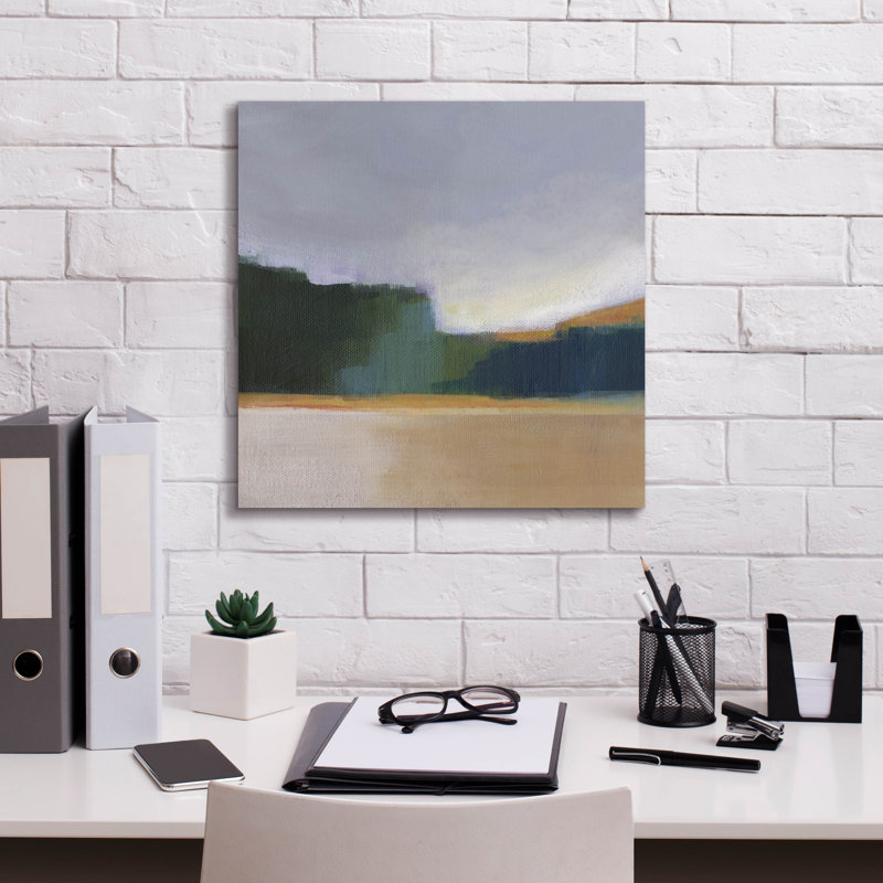  «Solitude 1» par Brittany Evans, art mural sur toile, 18 po x 18 po