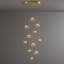 Vine 11 Amber Glass Pendants Chandelier-1291112175-1291112170