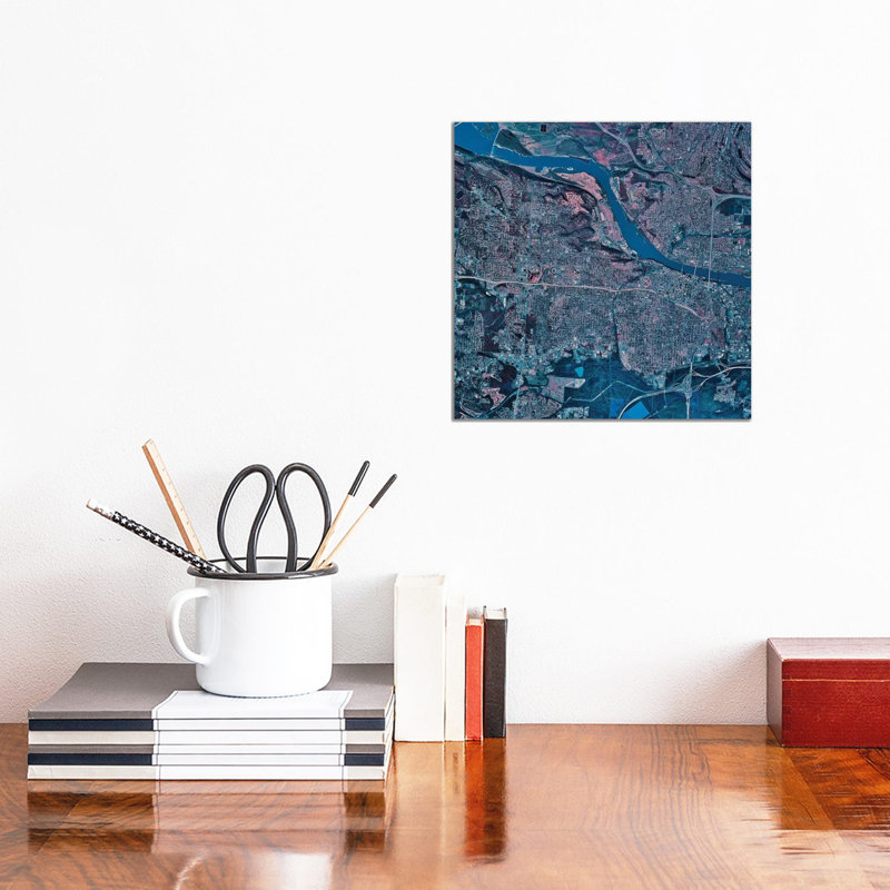 Little Rock, Arkansas by Stocktrek Images - Wrapped Canvas Print, 30.48 cm H x 30.48 cm W