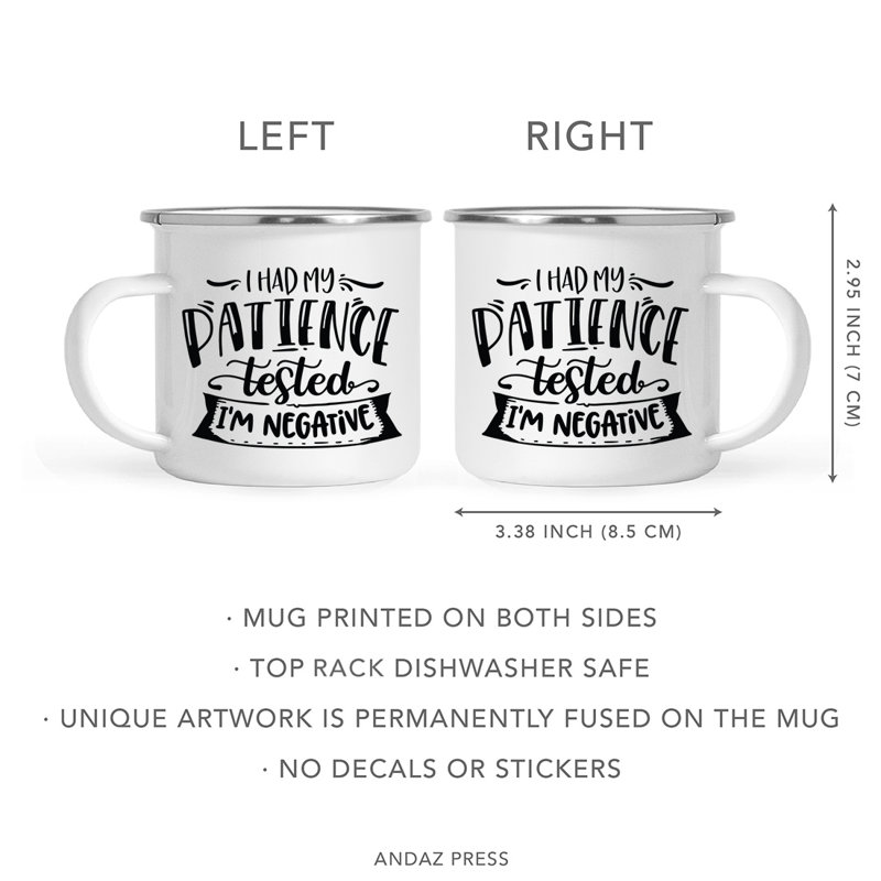 Tasse de camping «Funny Mom», Patience