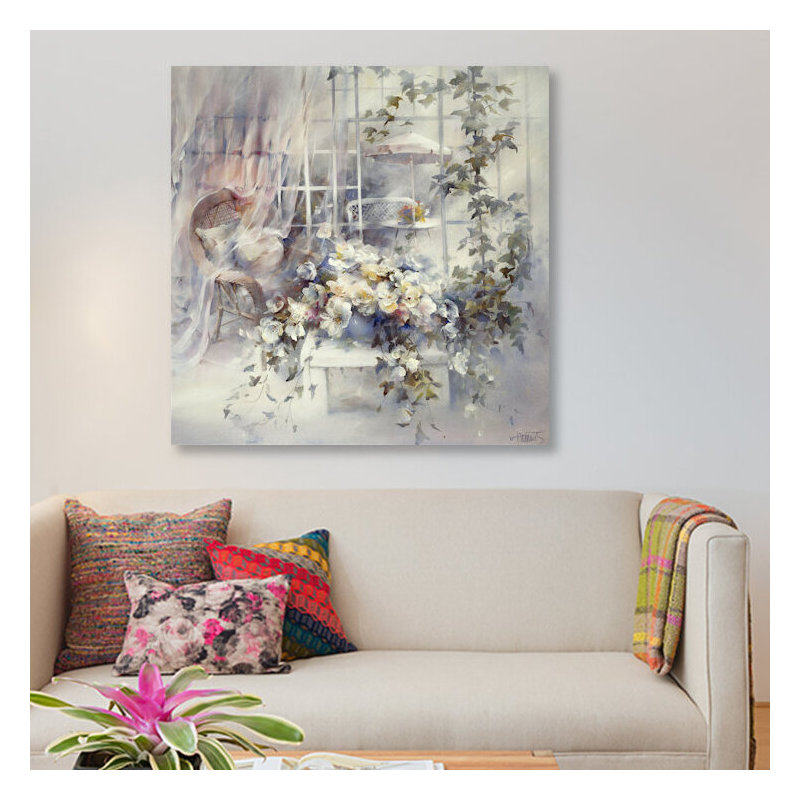 « magnifique moment », reproduction sur toile, H 26 po x l 26 po x P 1,5 po, Pas de tapis, Toile tendue