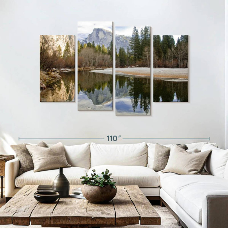 Half Dome Reflection, 54" H x 84" W