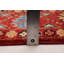 Tapis de couloir rouge nouvel âge en laine 2 pi 10 po x 9 pi 8 po Tuller