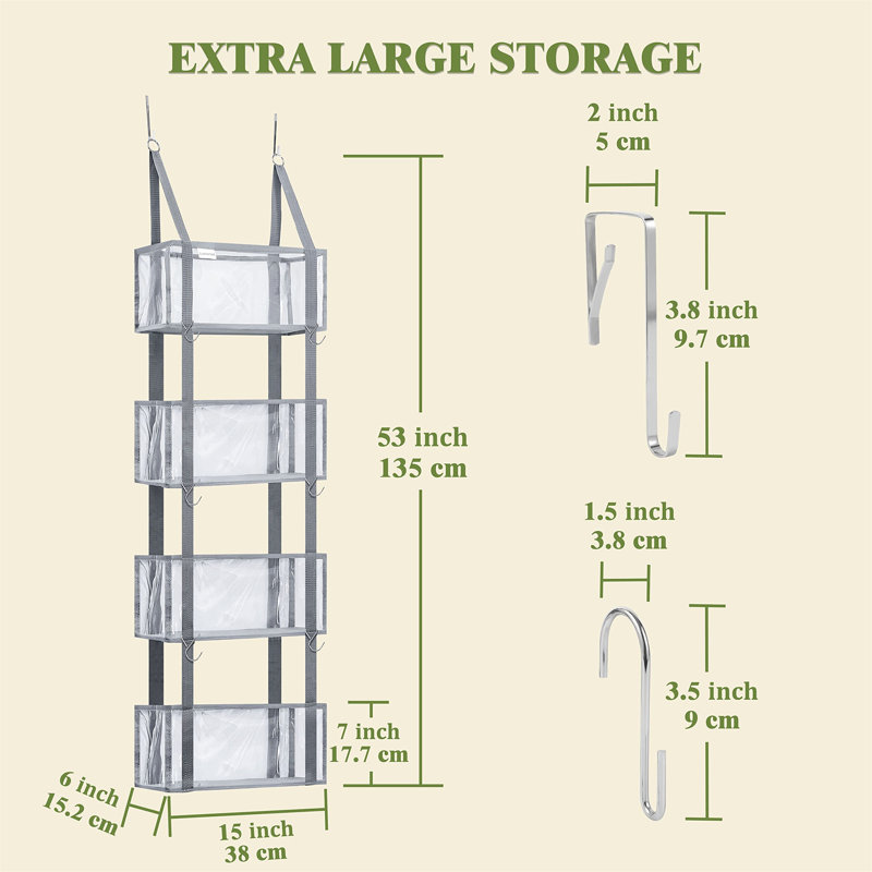9 Pair Overdoor Shoe Organiser