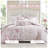 Romantic 5-piece Bedding Sets, Premium Polyester, Floral Chic Design For King Size